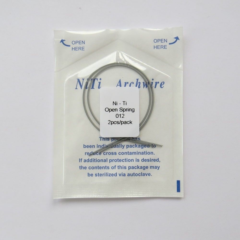 Dental Niti Open Coil Spring , 0.010" 180mm Niti Coil Spring Orthodontic