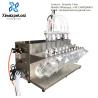 Buy cheap Desktop 6 Heads Nozzles Bottle Filler Gear Pump Bottles Containers,Spout Bag Filling Machine from wholesalers