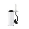 Buy cheap Silver Curved Design Toilet Cleaning Brush with Holder Stainless Steel OEM Acceptable from wholesalers