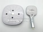 Buy cheap ABS plastic material chrome plating shower head hand shower top shower rain shower set high quality bathroom accessories from wholesalers
