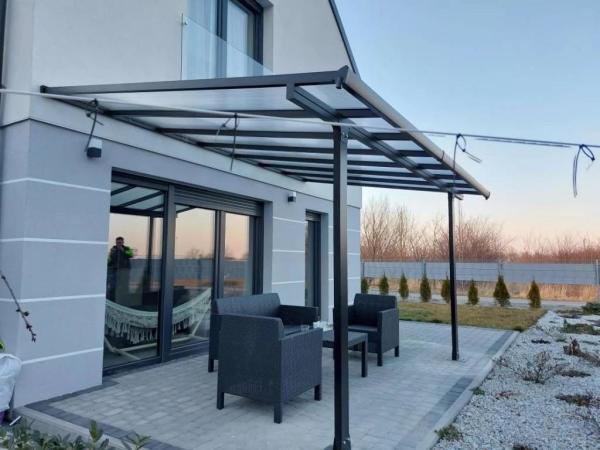 Buy cheap 15m2 tarasu garden wall mounted patio cover aluminum sunshade outdoor gazebo DIY patio cover Sun Shelter Black from wholesalers