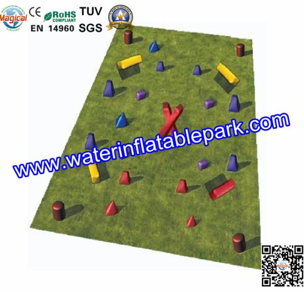 Buy cheap PVC tarpaulin Inflatable Paintball Bunker , Inflatable Bunkers Paintball from wholesalers