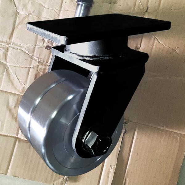 10 Inch Super Heavy Duty Twin Wheel Forged Steel Casters 3000KG Loaded Capacity