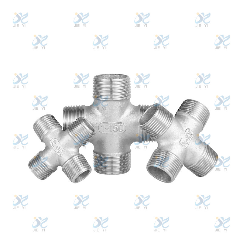 Stainless steel three-dimensional four-way elbow, high-pressure resistant three-dimensional seamless elbow