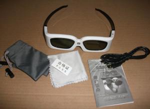 China Active Shutter 3D Glasses With DLP Link / 3D Ready DLP Projector Glasses on sale
