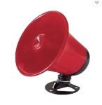 ABS Plastic Car Megaphone Speaker 0.45KM Mega Horn Speaker 150 X 180MM USB MP3