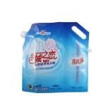 100% eco-friendly custom liquid detergent stand up pouch for laundry detergent
