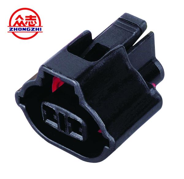 Buy cheap Black Female 2 Pin Automotive Electrical Connectors With Seal IP69K from wholesalers