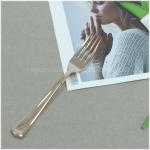 Disposable Rose Gold Plastic Spoon Fork Knife Cutlery Set Wholesale High Quality