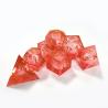 Buy cheap Light Red Crystal Resin Polyhedral Dice Tasteless Non Toxic from wholesalers