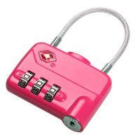 Buy cheap 3-digit cable TSA zinc alloy keyword lock product