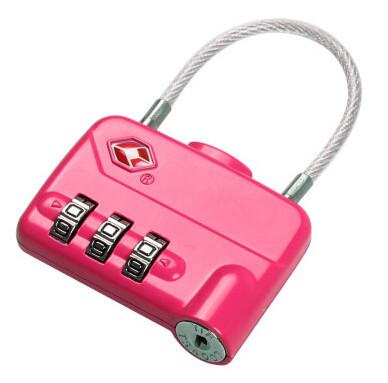 Buy cheap 3-digit cable TSA zinc alloy keyword lock from wholesalers