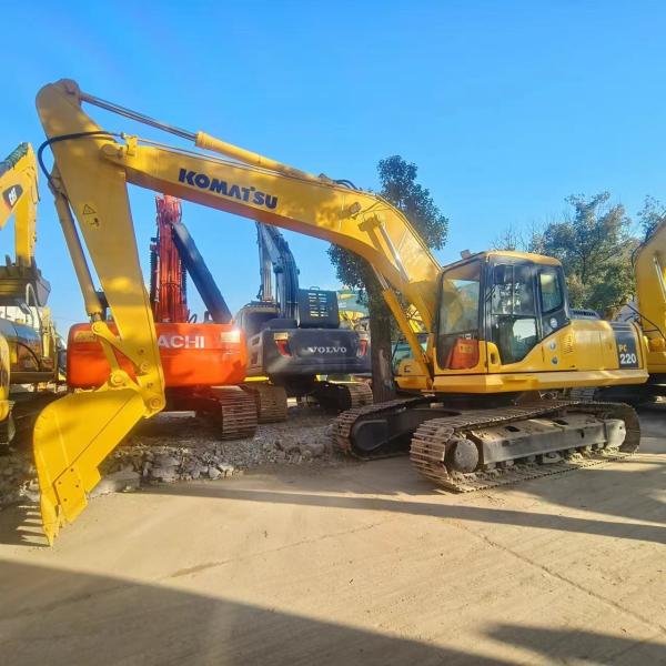 Buy cheap Original Japan Komatsu PC220 Excavator with 0.8m3 Bucket Capacity and 20000 KG Weight from wholesalers