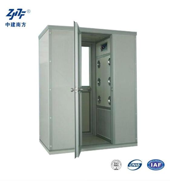 Buy cheap SUS304 Low Noise Cleanroom Air Shower Cabinet , 12 Nozzles 99.99% Stainless Steel Air Shower Room from wholesalers