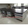 Buy cheap Resistance TO Acid / Alkali Chemistry Lab Cabinets and Countertops Furniture for inspection / publi bureau laboratory from wholesalers