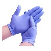 Buy cheap Food Safe Disposable Medical Nitrile Powder Free Gloves 7 Mil product