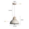 Buy cheap American Loft Chandelier Retro E27 Droplight Industrial Pendant Lamp(WH-VP-140) from wholesalers