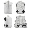 Buy cheap OEM White Air Conditioned Cooling Vest Construction Work Ac Vest Cooler from wholesalers