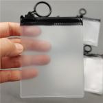 Reuse Eco Friendly Jewelry Zipper Bag Pvc Frosted Blend Color Translucent
