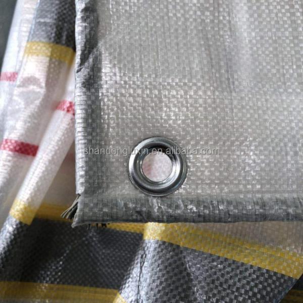 Buy cheap 500D Stripe Style Double Blue/White/Black/Red PE Tarpaulin Cover Tarp for All Purpose from wholesalers