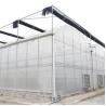 Buy cheap PE Multi Span Greenhouse for Tomato Growing and Agricultural in Tropical Climate from wholesalers