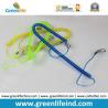 Buy cheap Blue Red Self Locking Metal Hook Fishing Safety Coiled Lanyard from wholesalers