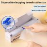 Buy cheap 24cm*300cm PEVA Disposable Cutting Board Chopping Blocks Mats for Kitchen in XINHUI from wholesalers