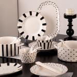 Restaurant Occasion 16 Pcs Porcelain Dinnerware Set For Elegant Dining