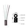 Buy cheap self -supoorting 1core outdoor GJYXCH fiber optic cable LSZH G652D G657A outdoor from wholesalers