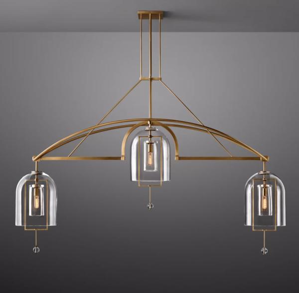 Buy cheap Luxurious RH Chandelier Fulcrum Linear Chandelier For Dining Room from wholesalers