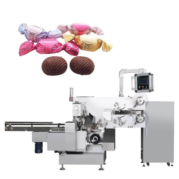 Automatic Double Twist Candy Packing Machine for L 15-55 W 5-30 H 2-25 mm