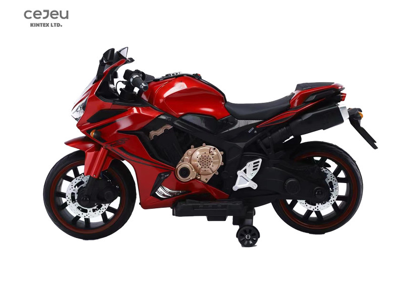 Kids Electric 12V Battery Powered Motorbike With Training Wheels