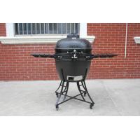 Buy cheap 61cm Ceramic Black 24 Inch Kamado Grill Bamboo Shelves And Handle product