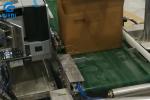 220V 0.65KW Automatic Box Labeling Machine Real Time Barcode Printing