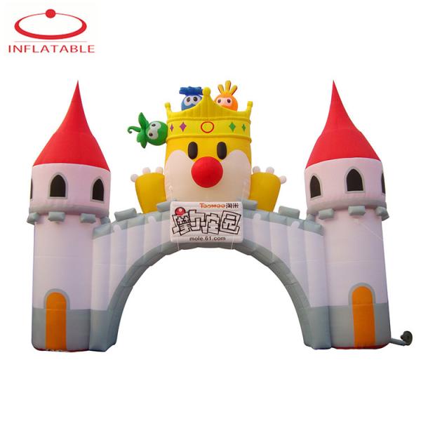 Buy cheap Cartoon Inflatable Finish Arch Customized Advertising For Sport Events from wholesalers