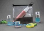 fashion thick clear retail custom printed pvc slider zipper bag, mini plastic