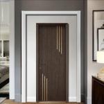 Moisture-Resistant WPC Hollow Doors Eco-Friendly Durable Heat Transfer Surface