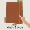 Buy cheap Medium Size 2023 Weekly Planner 2 Page Schedule Paper Pocket Custom from wholesalers