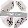 Buy cheap Black Jewellery Price Cubes Display With 3D Digital Watch And Cubic Tag Nail Sticker from wholesalers