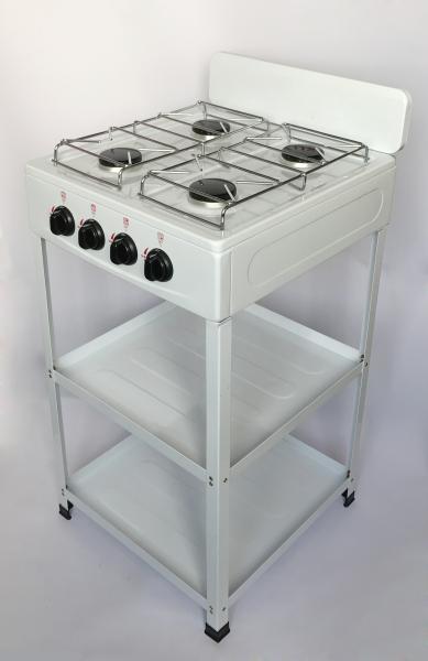 Buy cheap Camping Metal Standing 4 Burners Gas Cooker For Household from wholesalers