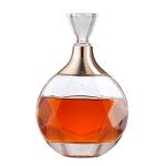 Body Material Glass 500ml Sealed Glass Bottle for XO Brandy and Whisky