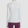 Buy cheap Hiking Cycling Long Sleeve Yoga Top Pullover With Build In Bra 220gsm from wholesalers