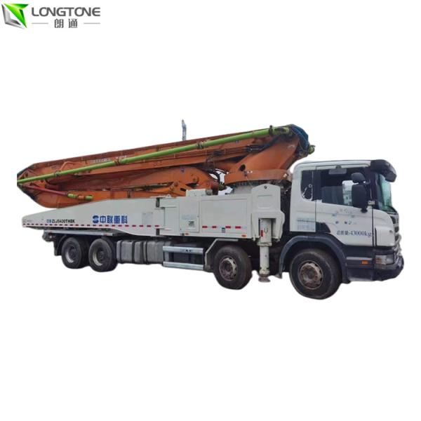 Buy cheap Used Cement Pumping Truck Mobile Concrete Boom Pump Truck 56m from wholesalers