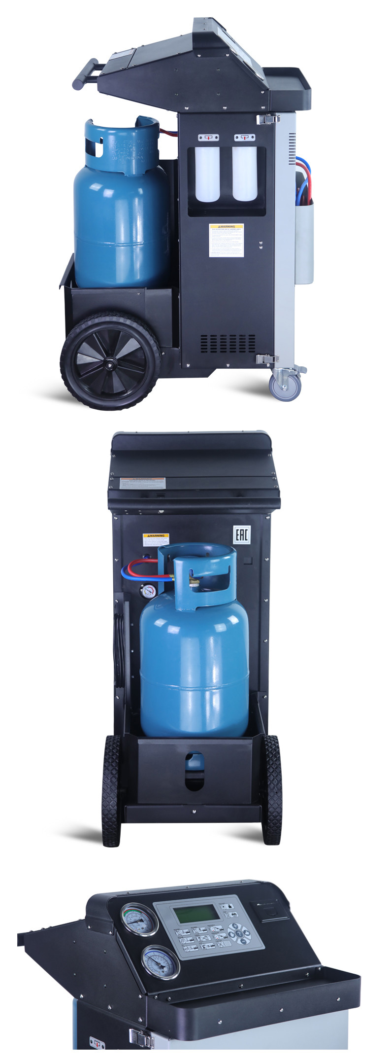 24.6L R134a Bus Recharge AC Refrigerant Recovery Machine 26bar