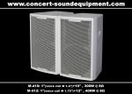 Bass Reflex Full Range Nightclub Sound Equipment 96dB 97dB Black / White Finish