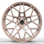 23inch 23x10 Concave Monoblock 1 Piece Rims Wheels Rose Gold Forged Ranger Rover
