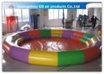 Buy cheap Colorful Round Outdoor Inflatable Swimming Pool Kids With Ladder 8m Diameter from wholesalers