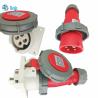 Buy cheap 4 Pins Industrial Plug And Panel Mounting Socket 32A 380~415V Protection Level IP67 from wholesalers