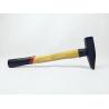 Buy cheap DIN standard carbon steel materials Machinist Hammer with double colors wooden handle from wholesalers