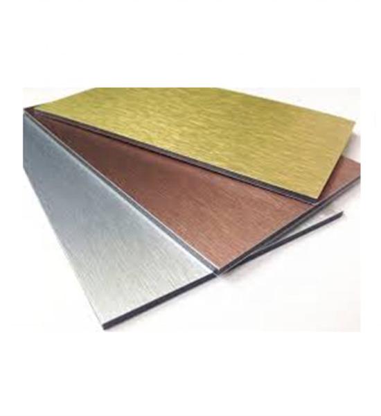 Buy cheap 0.15mm 6mm Brushed Aluminum Composite Panel Alloy Sheet 1250x2440mm PE Core from wholesalers